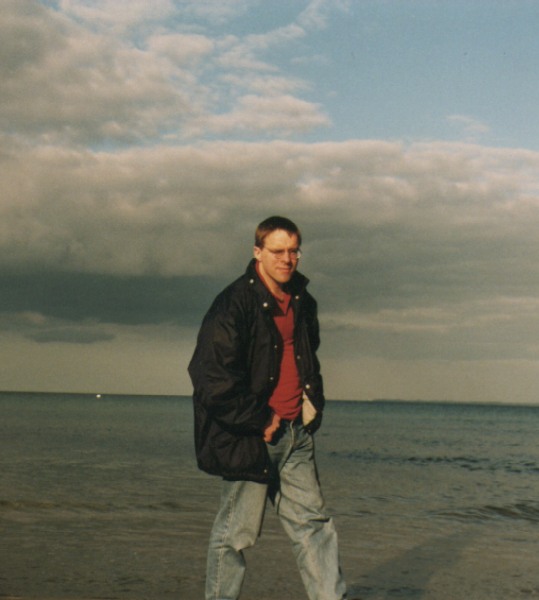 Im Mai 1998 am Ostseestrand in Scharbeutz